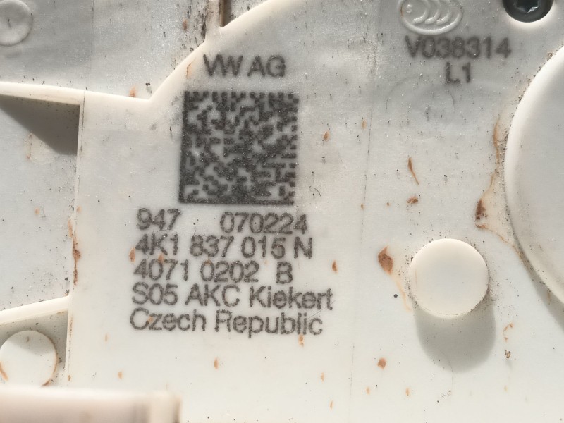 Recambio de cerradura puerta delantera izquierda para volkswagen id.4 (e21) pro eléctrico referencia OEM IAM 4K1837015N  