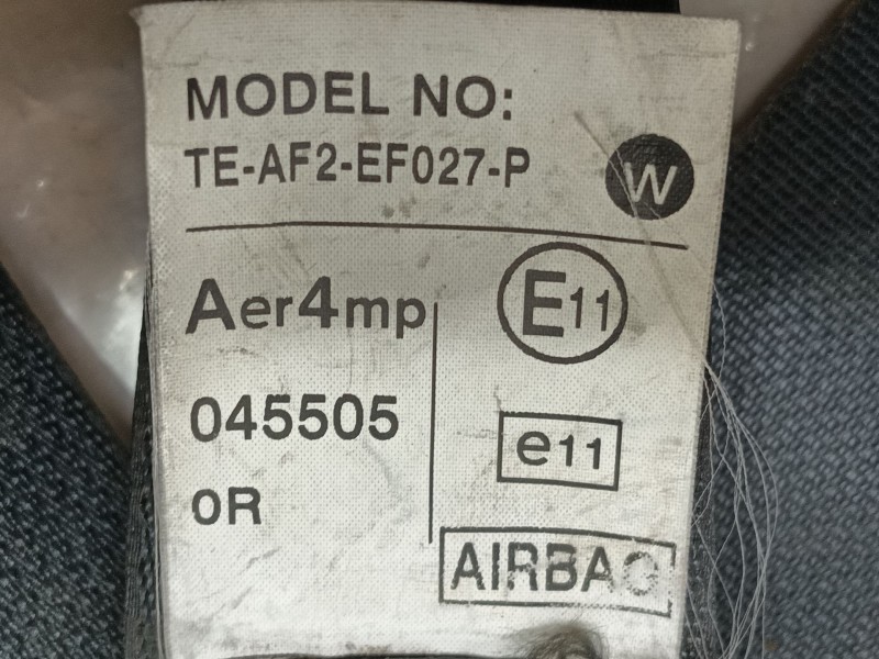Recambio de cinturon seguridad delantero derecho para toyota yaris (_p9_) 1.3 vvt-i (scp90_) referencia OEM IAM 732100D200C1  