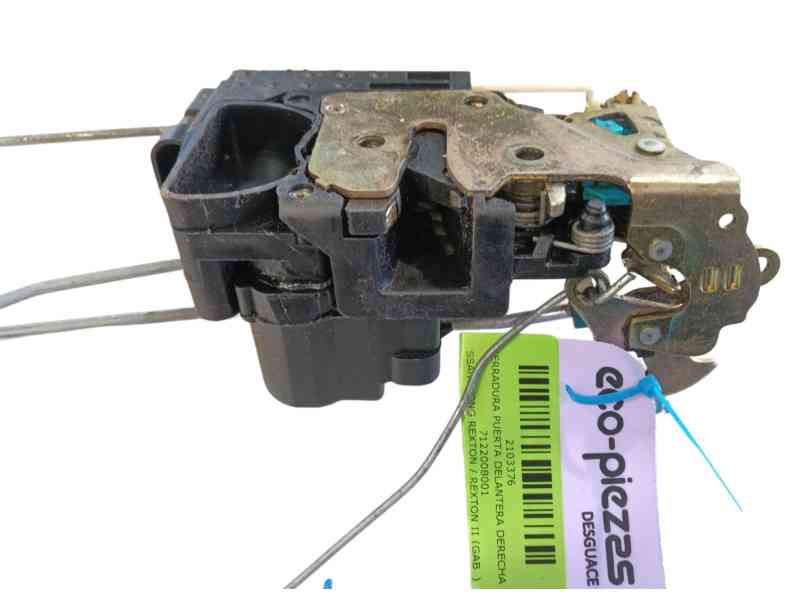 Recambio de cerradura puerta delantera derecha para ssangyong rexton / rexton ii (gab_) 2.9 td referencia OEM IAM 7122008001  