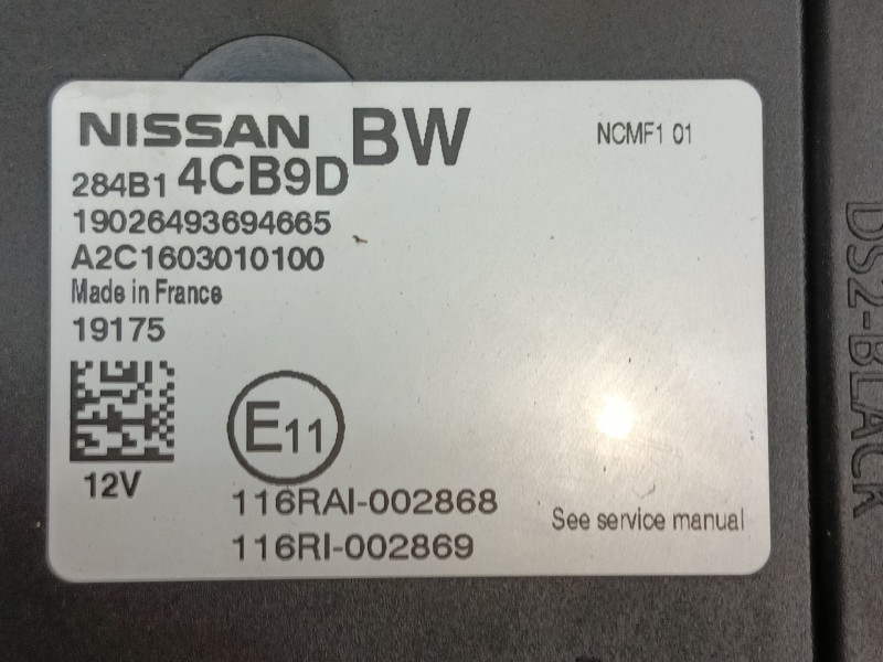 Recambio de modulo electronico para nissan qashqai ii (j11, j11_) 1.3 dig-t referencia OEM IAM   