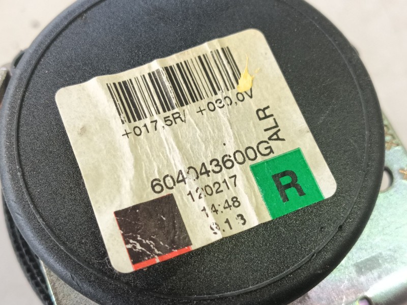 Recambio de cinturon seguridad trasero derecho para land rover range rover sport i (l320) 3.0 d 4x4 referencia OEM IAM EVL501040