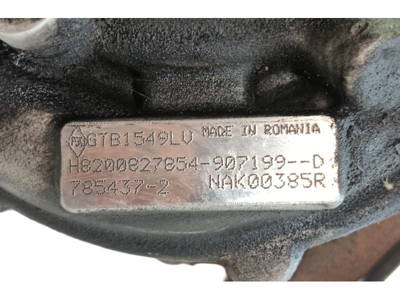 Recambio de turbocompresor para renault grand scénic iii (jz0/1_) 2.0 dci (jz0y) referencia OEM IAM 7701479129 / 7711497537  