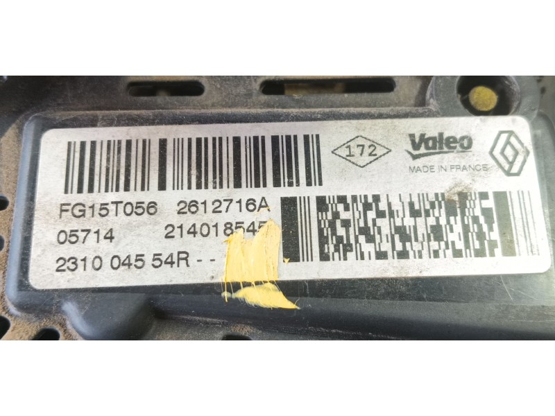 Recambio de alternador para renault kangoo / grand kangoo ii (kw0/1_) 1.5 dci 90 (kw05, kw08, kw0g, kw11) referencia OEM IAM 231