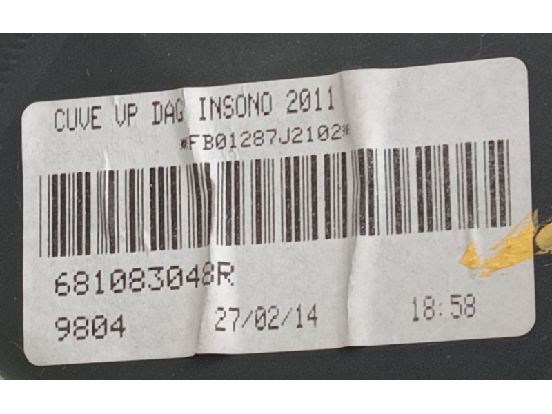 Recambio de guantera para renault kangoo / grand kangoo ii (kw0/1_) 1.5 dci 90 (kw05, kw08, kw0g, kw11) referencia OEM IAM 82012