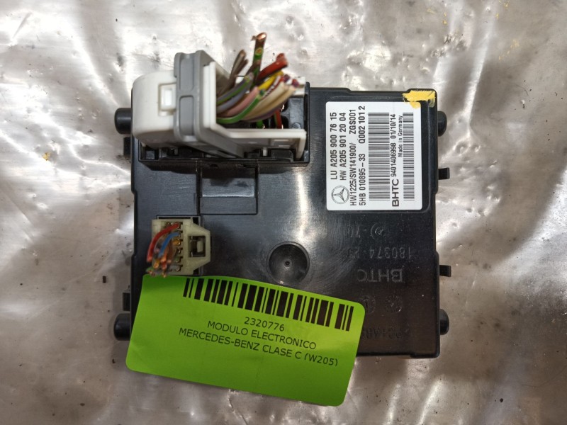 Recambio de modulo electronico para mercedes-benz clase c (w205) c 180 bluetec / d (205.036) referencia OEM IAM   