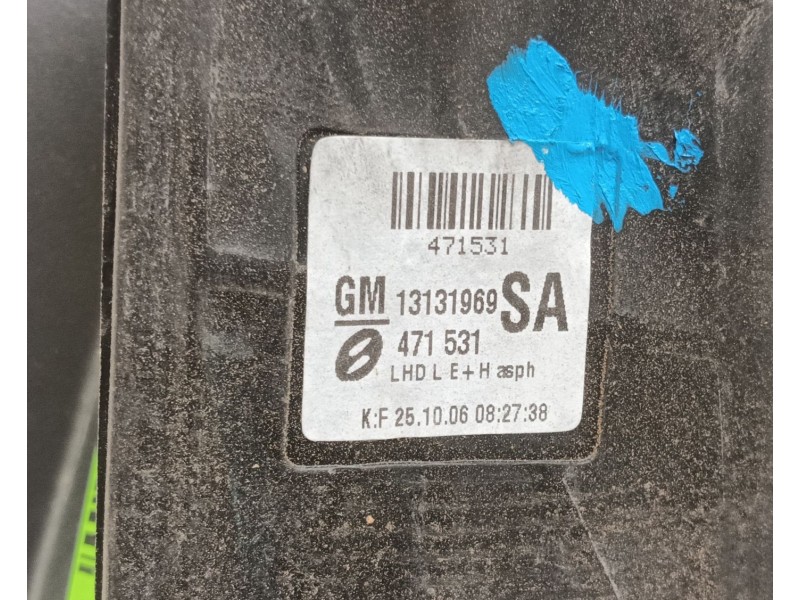 Recambio de espejo retrovisor izquierdo para opel zafira / zafira family b (a05) 1.9 cdti (m75) referencia OEM IAM   