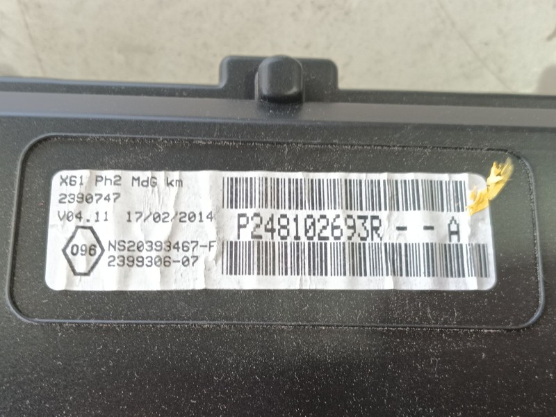 Recambio de cuadro instrumentos para renault kangoo / grand kangoo ii (kw0/1_) 1.5 dci 90 (kw05, kw08, kw0g, kw11) referencia OE