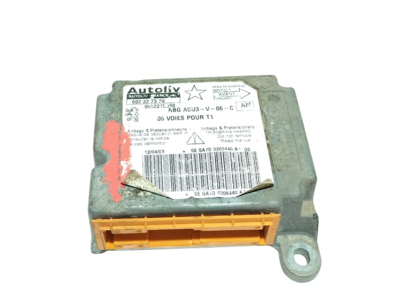 Recambio de centralita airbag para peugeot 206 berlina x-line referencia OEM IAM 9652275980  