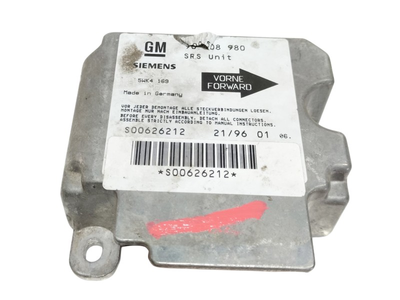 Recambio de centralita airbag para opel vectra b berlina básico referencia OEM IAM 90508980  
