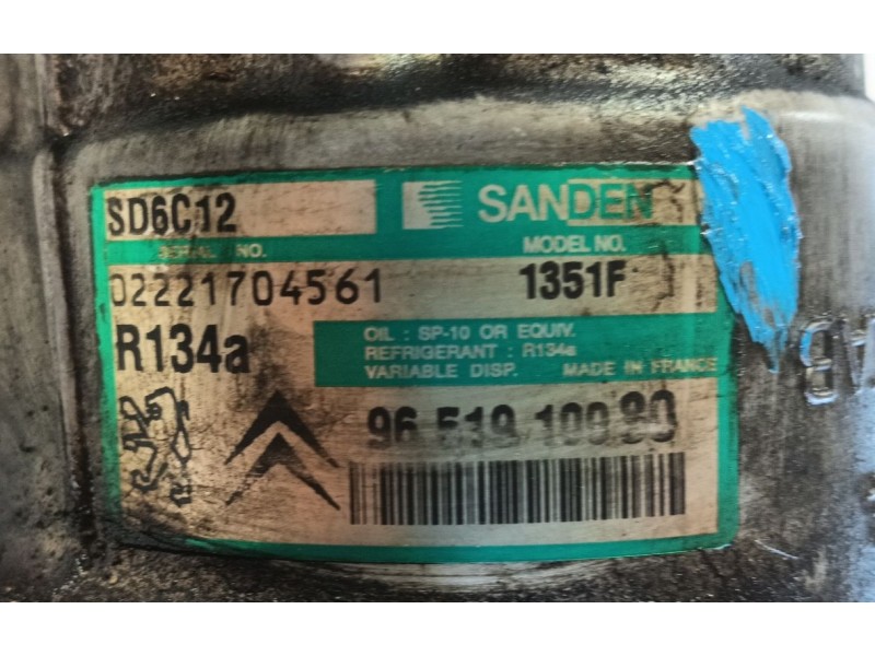 Recambio de compresor aire acondicionado para citroën c4 i (lc_) 1.4 16v referencia OEM IAM 1671553680 / 9822826880  