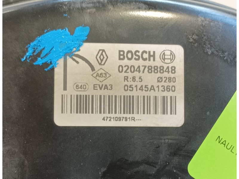 Recambio de servofreno para renault kangoo / grand kangoo ii (kw0/1_) 1.5 dci 90 (kw05, kw08, kw0g, kw11) referencia OEM IAM   