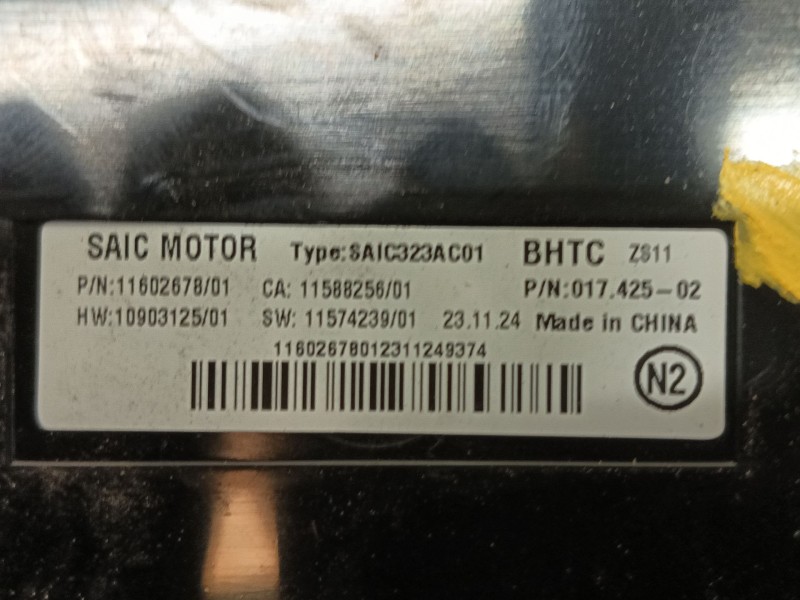 Recambio de modulo electronico para mg zs suv (azs1) 1.0 t-gdi referencia OEM IAM   