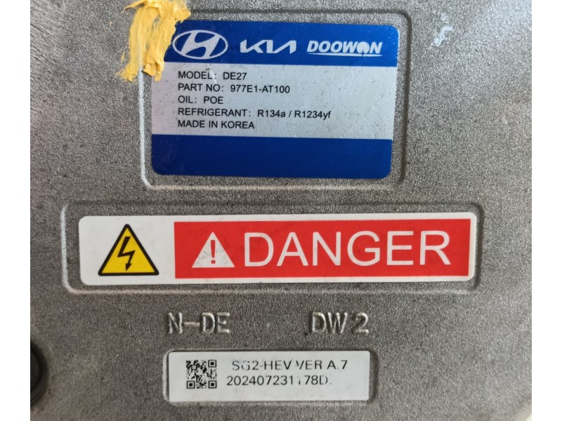 Recambio de compresor aire acondicionado para kia niro (c5p11) 1.6 hev referencia OEM IAM   