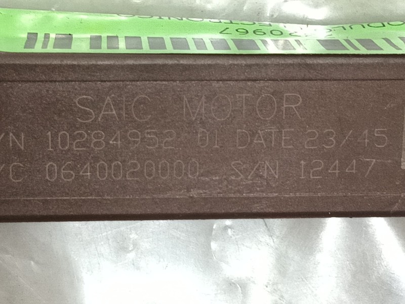 Recambio de modulo electronico para mg zs suv (azs1) 1.0 t-gdi referencia OEM IAM 10284952  