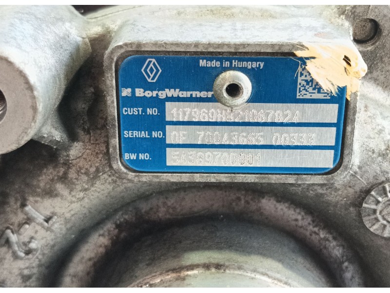 Recambio de turbocompresor para nissan qashqai i (j10, nj10) 1.6 dci referencia OEM IAM 1441100Q2F  