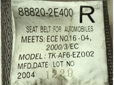 Recambio de cinturon seguridad delantero derecho para hyundai tucson (jm) 2.0 crdi referencia OEM IAM 888202E400DD 888202E400  2