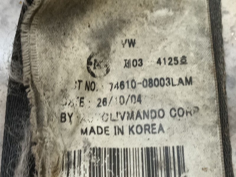 Recambio de cinturon seguridad delantero izquierdo para ssangyong rexton / rexton ii (gab_) 2.9 td referencia OEM IAM 7460208005