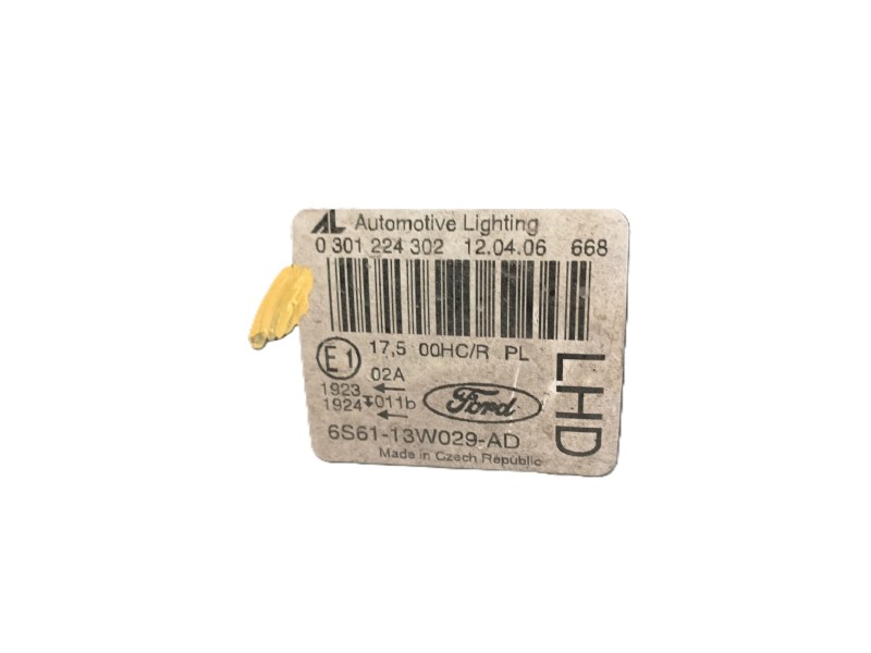 Recambio de faro derecho para ford fiesta v (jh_, jd_) 1.3 referencia OEM IAM   