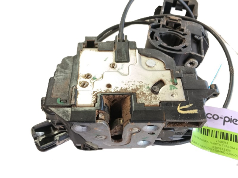 Recambio de cerradura puerta trasera izquierda para renault kangoo / grand kangoo ii (kw0/1_) 1.5 dci 90 (kw05, kw08, kw0g, kw11