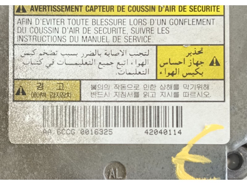 Recambio de centralita airbag para ssangyong rexton / rexton ii (gab_) 2.9 td referencia OEM IAM   