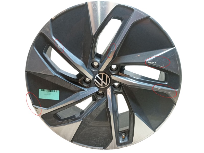 Recambio de llanta para volkswagen id.4 (e21) performance referencia OEM IAM  8Jx19 ET45