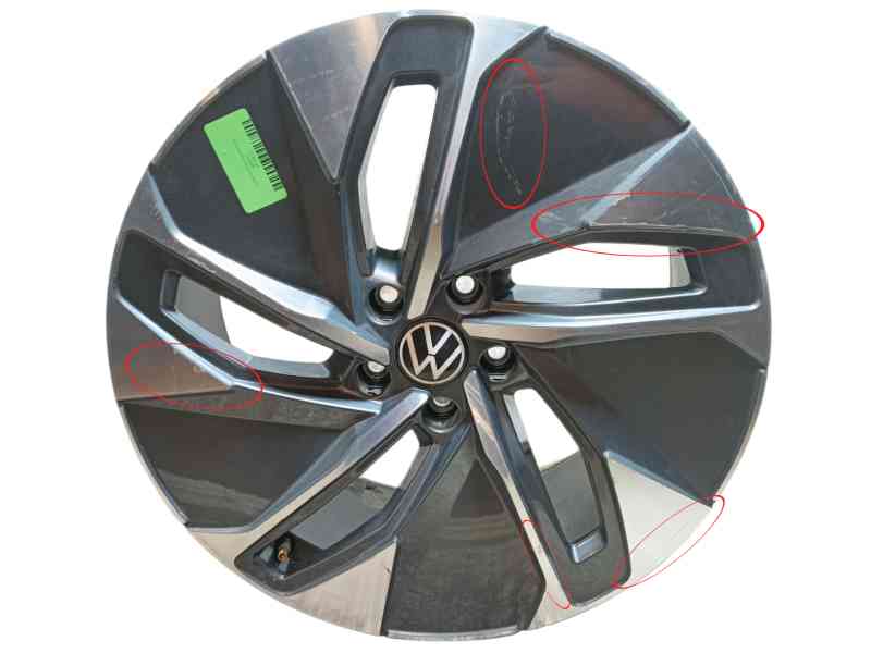 Recambio de llanta para volkswagen id.4 (e21) performance referencia OEM IAM  8Jx19 ET45