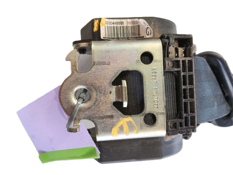 Recambio de cinturon seguridad trasero izquierdo para renault kangoo / grand kangoo ii (kw0/1_) 1.5 dci 90 (kw05, kw08, kw0g, kw