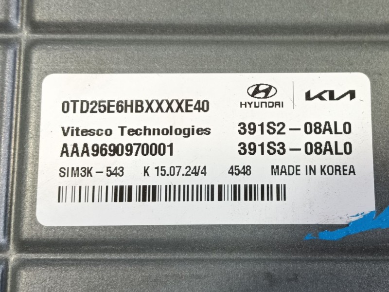 Recambio de centralita motor uce para kia niro (c5p11) 1.6 hev referencia OEM IAM  AAA9690970001 
