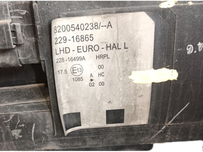 Recambio de faro izquierdo para renault modus / grand modus (f/jp0_) 1.4 (jp01, jp0j) referencia OEM IAM 7701058174  