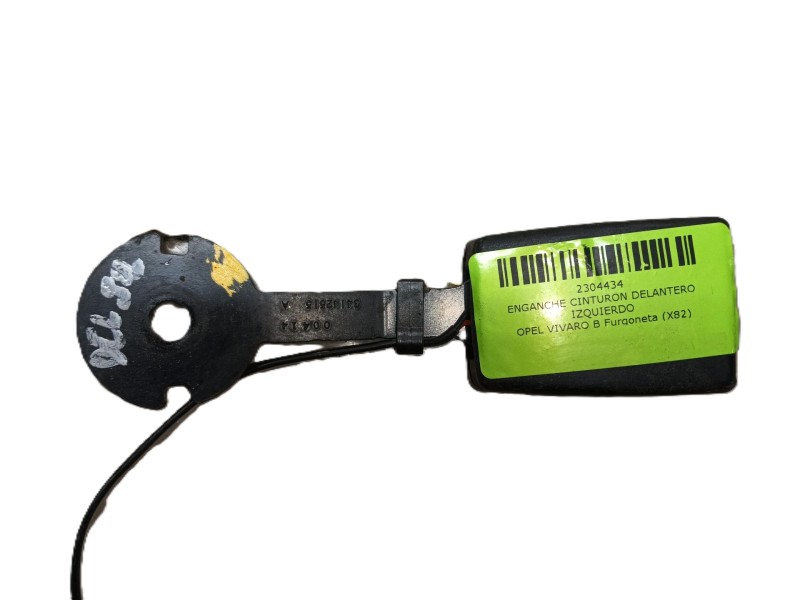 Recambio de enganche cinturon delantero izquierdo para opel vivaro b furgoneta (x82) 1.6 cdti (05) referencia OEM IAM   