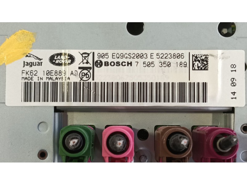 Recambio de pantalla multifuncion para land rover range rover sport ii (l494) 4.4 sdv8 4x4 referencia OEM IAM   