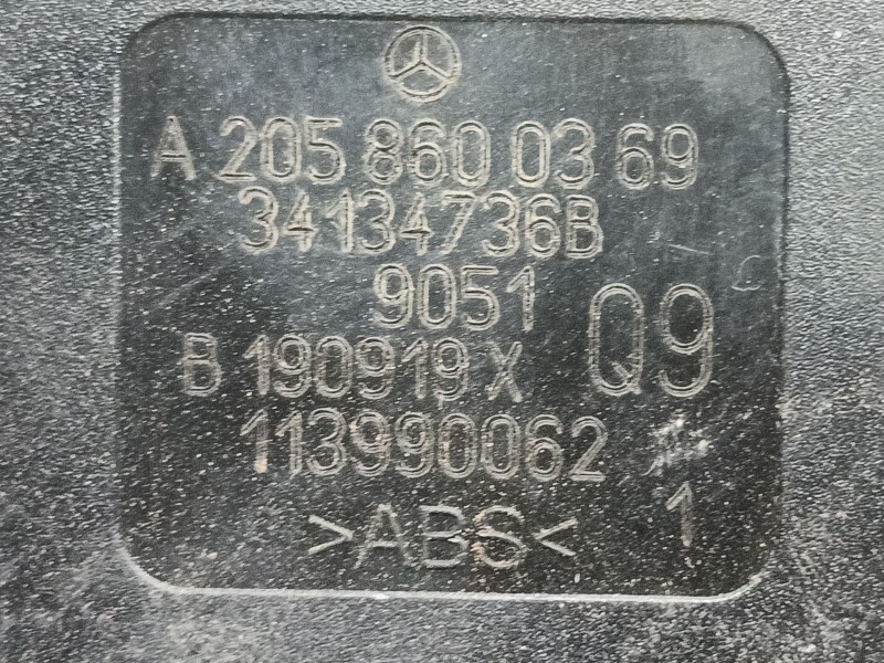 Recambio de enganche cinturon trasero izquierdo para mercedes-benz glc (x253) 200 eq boost 4-matic (253.981) referencia OEM IAM 