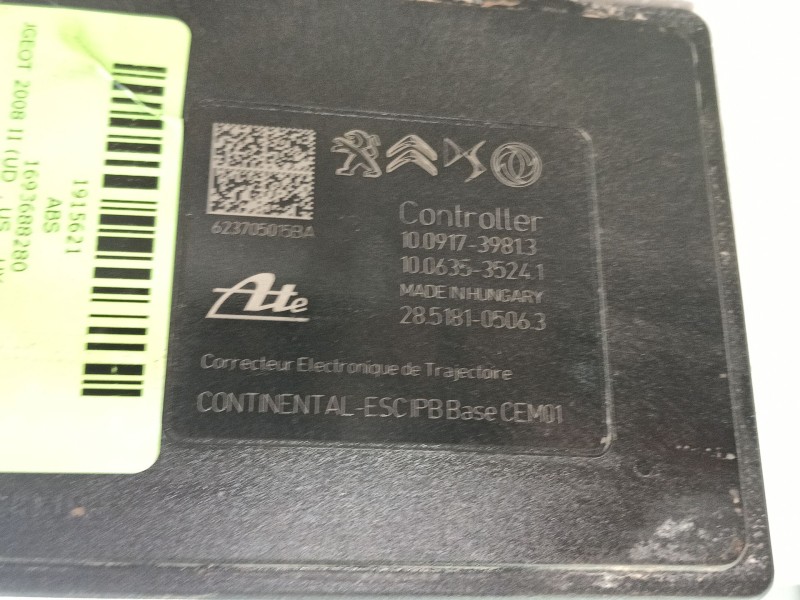 Recambio de abs para peugeot 2008 ii (ud_, us_, uy_, uj_, ur_, uc_) 1.2 puretech 130 referencia OEM IAM 1693688280  