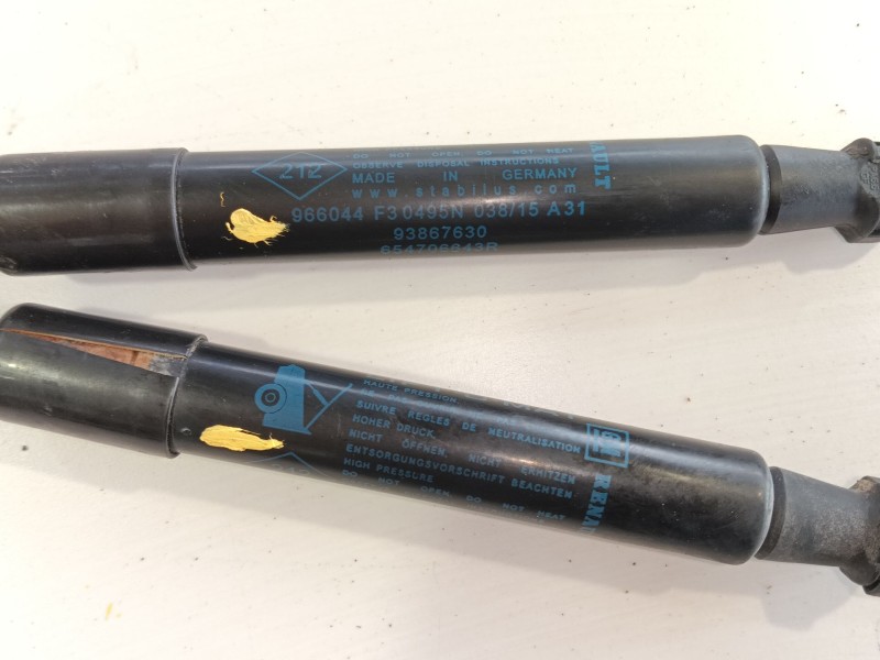 Recambio de amortiguadores capo para opel vivaro b furgoneta (x82) 1.6 cdti (05) referencia OEM IAM   