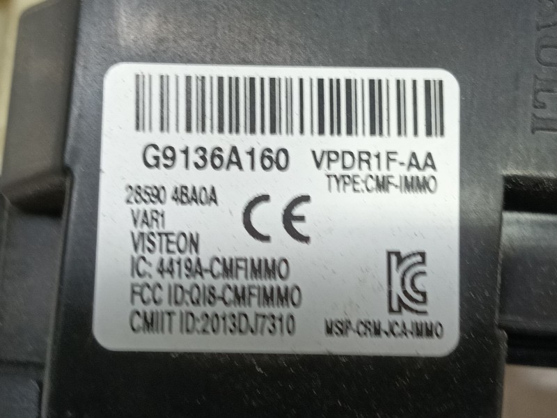 Recambio de conmutador de arranque para nissan qashqai ii (j11, j11_) 1.3 dig-t referencia OEM IAM   