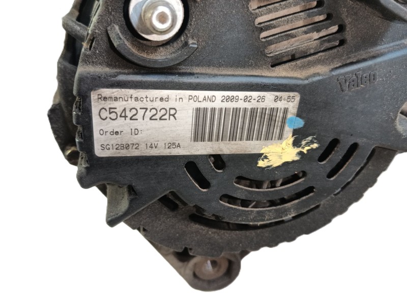 Recambio de alternador para opel movano a caja/chasis (x70) 2.5 dti (ed, hd, ud0, ud4) referencia OEM IAM 93198273  