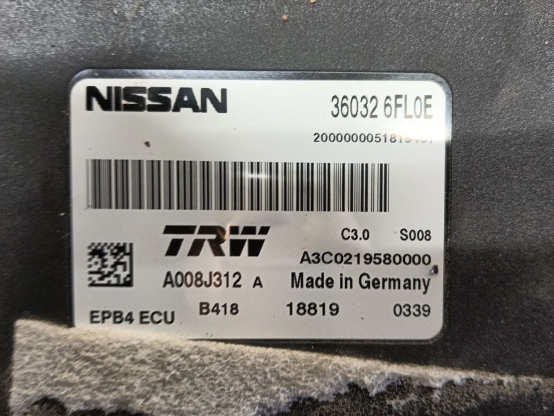 Recambio de modulo electronico para nissan qashqai ii (j11, j11_) 1.3 dig-t referencia OEM IAM   