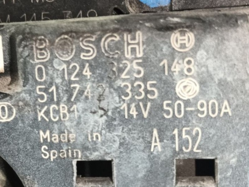 Recambio de alternador para alfa romeo 147 (937_) 1.6 16v t.spark eco (937.axa1a, 937.bxa1a) referencia OEM IAM 0000046763532 / 