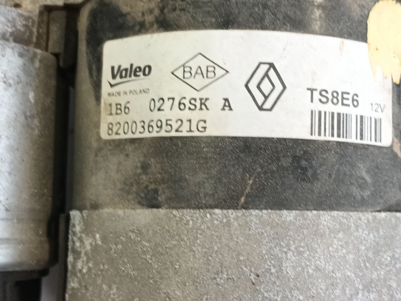 Recambio de motor arranque para dacia sandero ii (b8_) 1.2 referencia OEM IAM 233008504R / 8200369521 8200369521G 