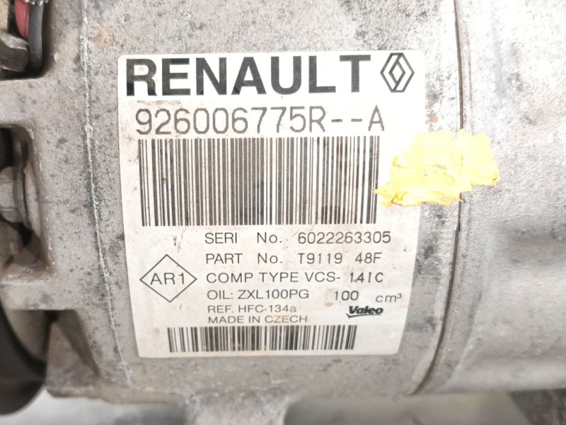 Recambio de compresor aire acondicionado para dacia sandero ii (b8_) 1.2 referencia OEM IAM 926005314R / 926006775R 926006775R 