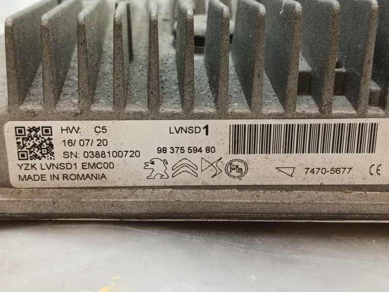 Recambio de modulo electronico para opel corsa f (p2jo) corsa-e (68) referencia OEM IAM  93486958 