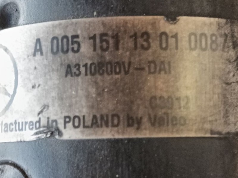 Recambio de motor arranque para mercedes-benz clase c (w203) c 220 cdi (203.006) referencia OEM IAM 005151340180 A00515113010087