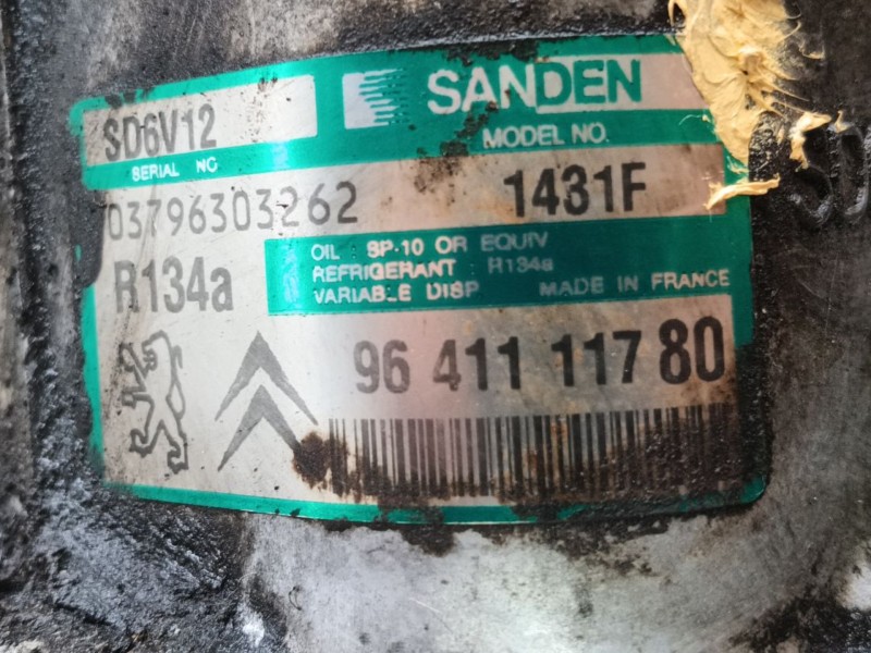 Recambio de compresor aire acondicionado para citroën berlingo / berlingo first monospace (mf_, gjk_, gfk_) 1.4 i (mfkfx, mfkfw,