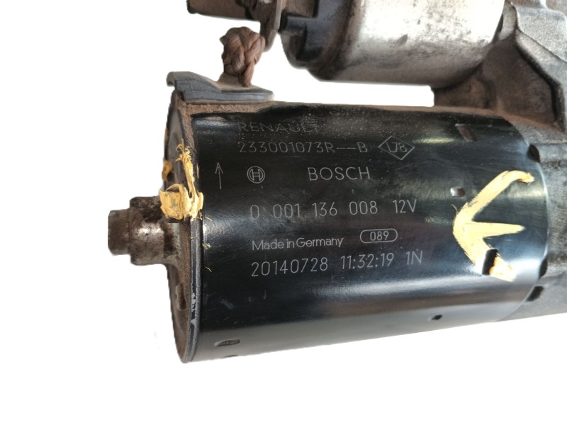 Recambio de motor arranque para renault captur i (j5_, h5_) 1.5 dci 90 referencia OEM IAM 233008223R  