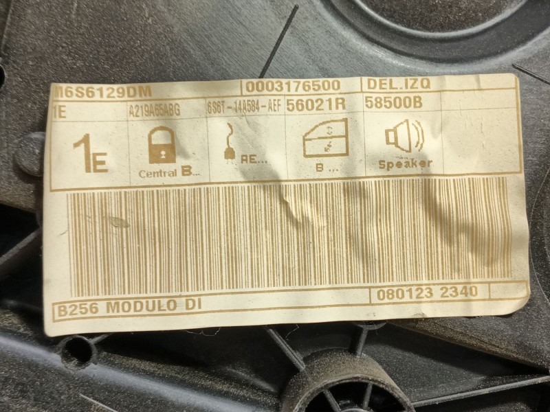 Recambio de elevalunas delantero izquierdo para ford fiesta v (jh_, jd_) 1.4 tdci referencia OEM IAM 1567723  