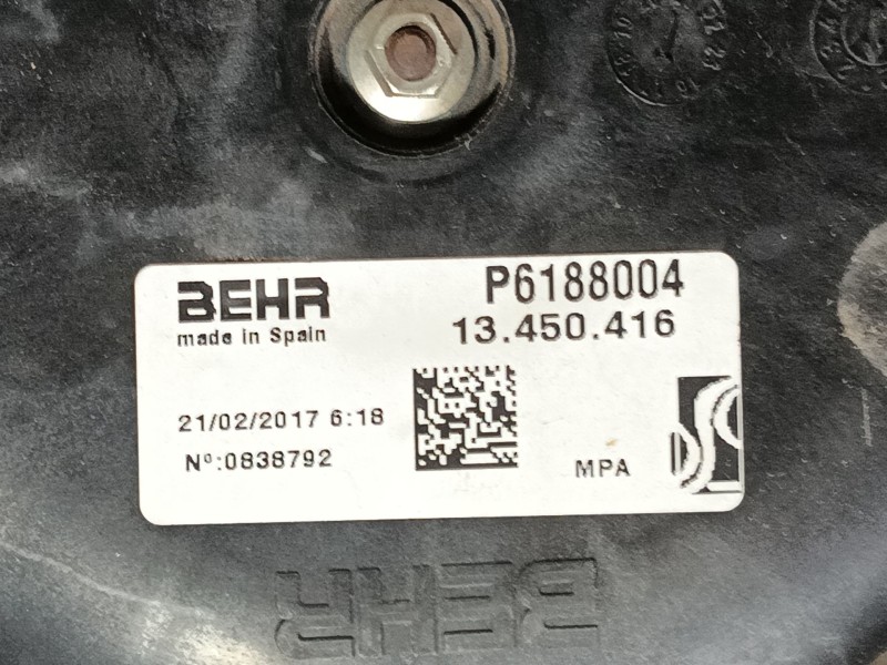 Recambio de electroventilador para opel corsa e (x15) 1.4 (08, 68) referencia OEM IAM 13450416  