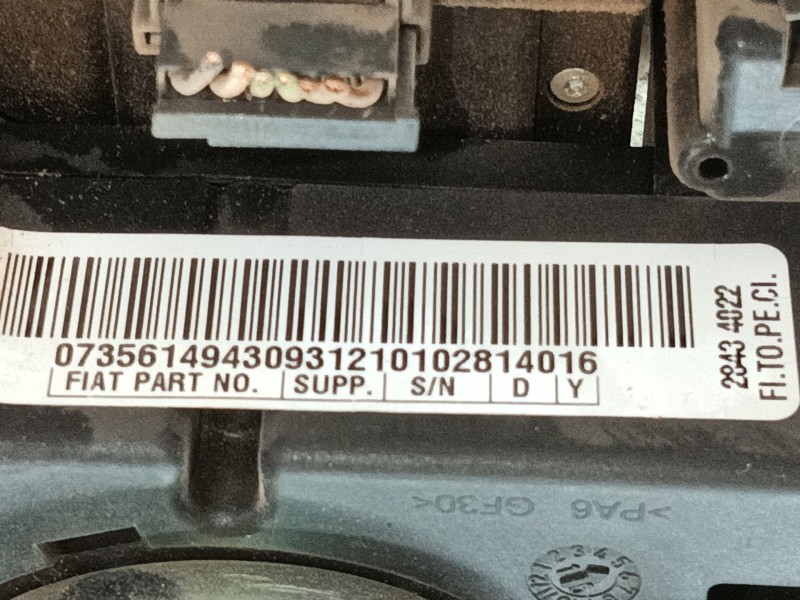 Recambio de mando multifuncion para fiat doblo autobús (263_) 1.3 d multijet (263axc1a) referencia OEM IAM 0000735498200  