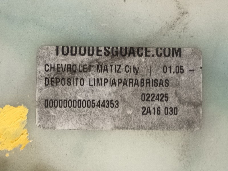 Recambio de deposito limpia para daewoo matiz (m100, m150) 0.8 referencia OEM IAM   