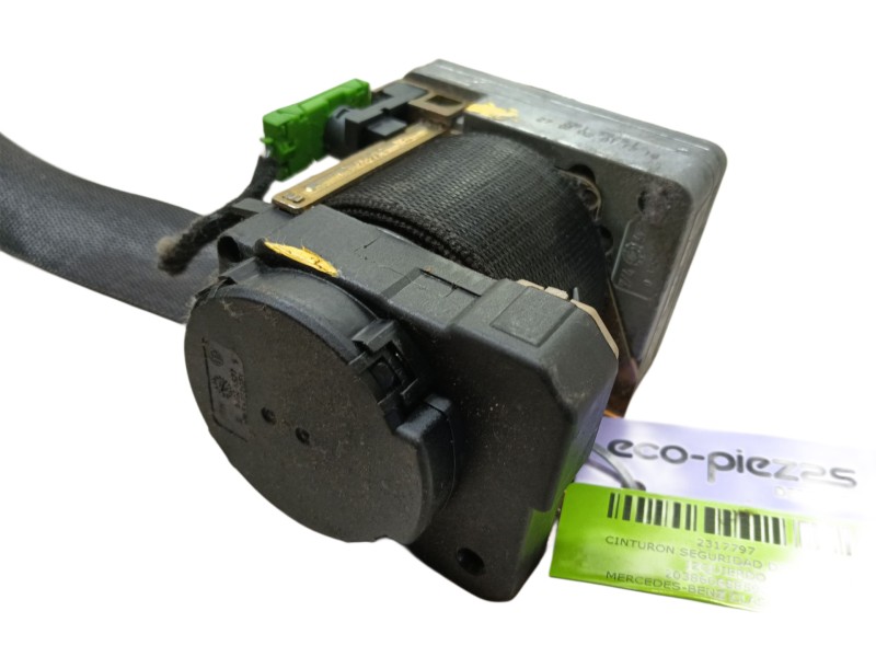 Recambio de cinturon seguridad delantero izquierdo para mercedes-benz clase c (w203) c 220 cdi (203.006) referencia OEM IAM 2038