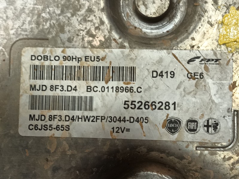 Recambio de centralita motor uce para fiat doblo autobús (263_) 1.3 d multijet (263axc1a) referencia OEM IAM   